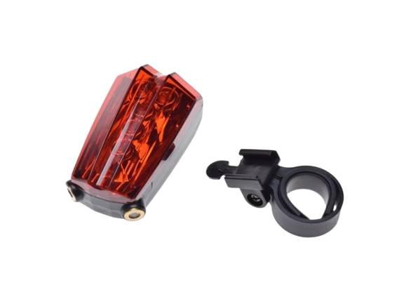 Lampa rowerowa tył led laser | AWR1310