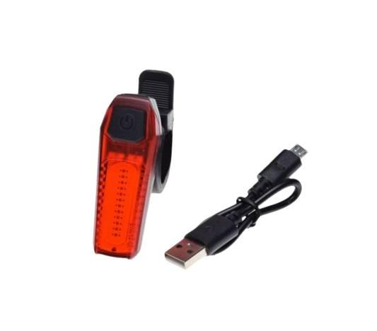Lampa rowerowa tył led cob usb 90 lm | AWR1303