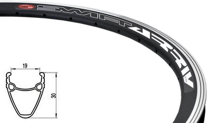 Obręcz 28" 32H Vb [19X30] Stars J19Dg Bk - zdjęcie 3