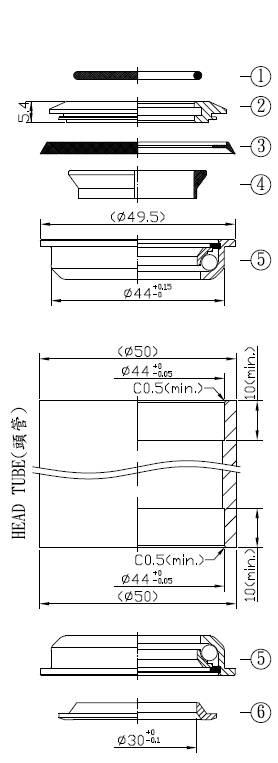 Stery Półzint1-1/8" 44/44 Neco H148M Sl | ST 148M SL - zdjęcie 2