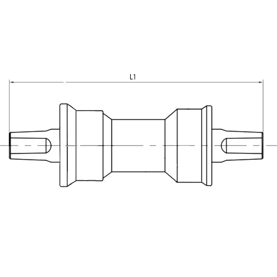 Suport Bsa 68 127 Mm Kwadrat M-Wave | OSM NAP_127 - zdjęcie 2