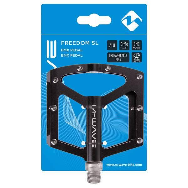 Pedały Platformowe 9/16" Maszyna M-Wave Free Bk - zdjęcie 2