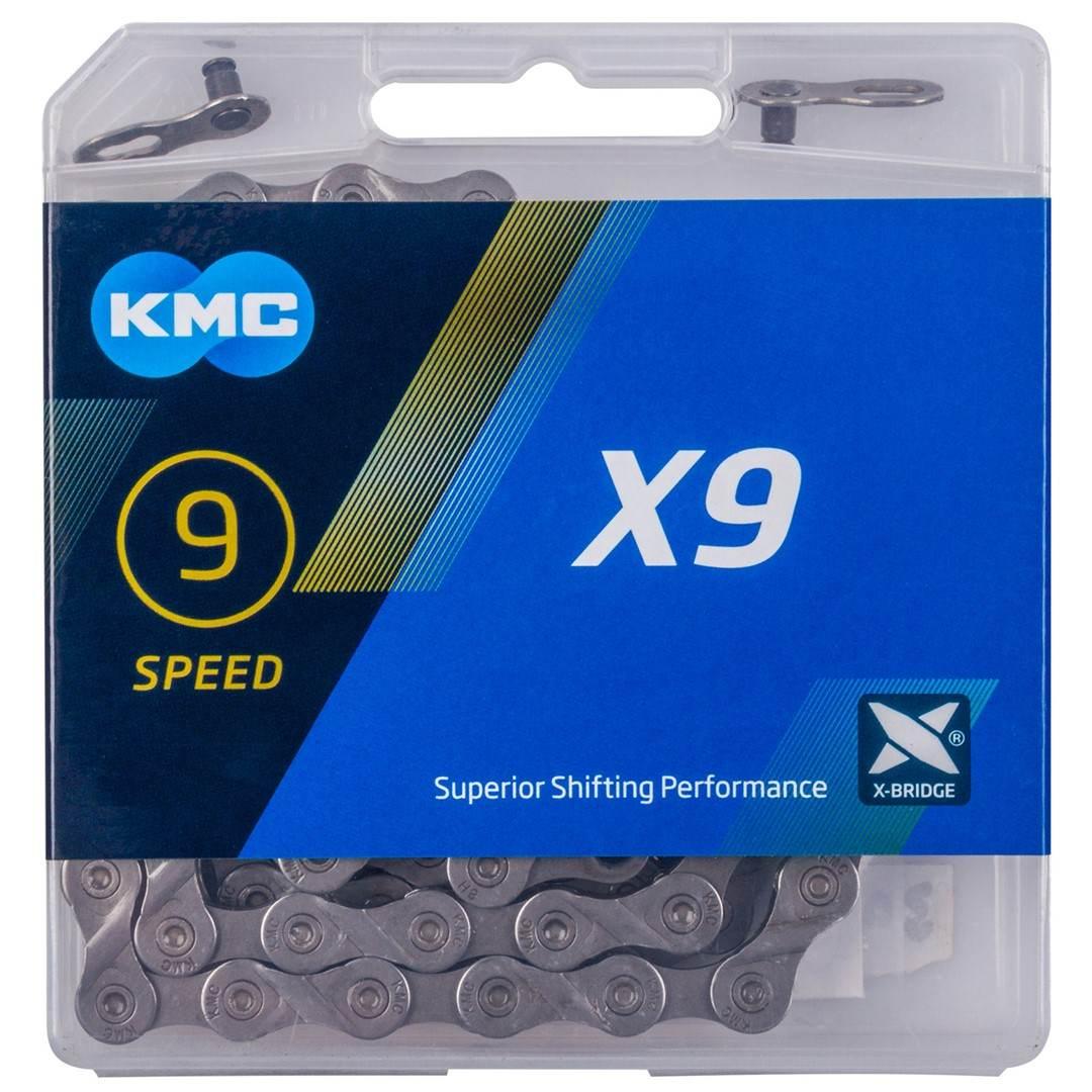 Łańcuch 9Rz 114L Spinka Kmc X9 Gy Box | ŁA KMC X9-GREY_BOX - zdjęcie 4