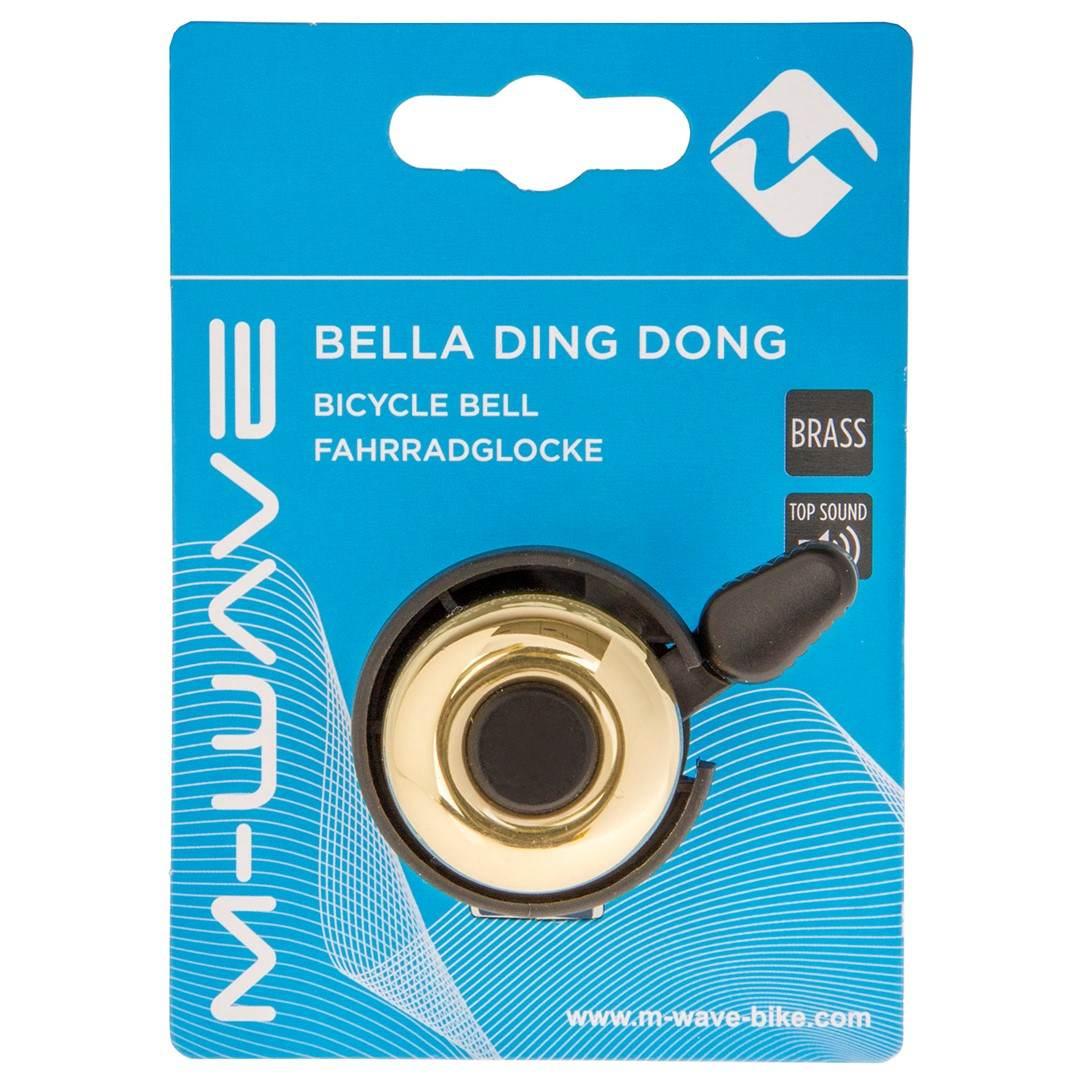 Dzwonek M-Wave Mini 33 Mm Mosiężny Złoty - zdjęcie 3