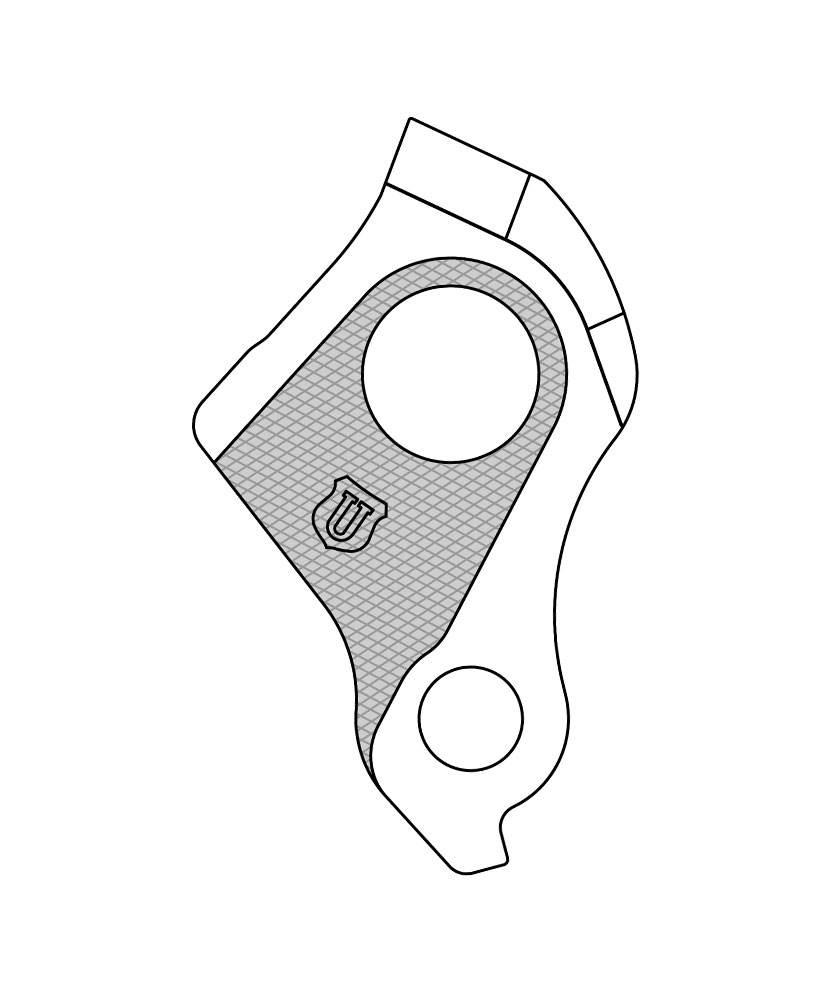Hak Przerzutki Union Gh-399 Sram Udh | HAK GH399 - zdjęcie 3