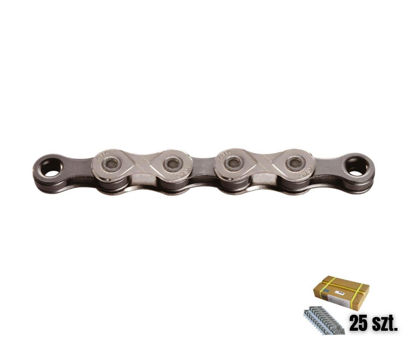 Łańcuch 11rzKMC X11 Grey 118og25 szt Folia