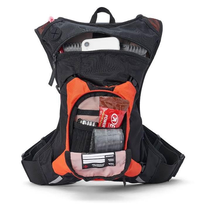 Uswe Camel Bag Raw 8 Kolor Czarny/Pomarańczowy Moto/Rower Pojemność 3 Litry - zdjęcie 7