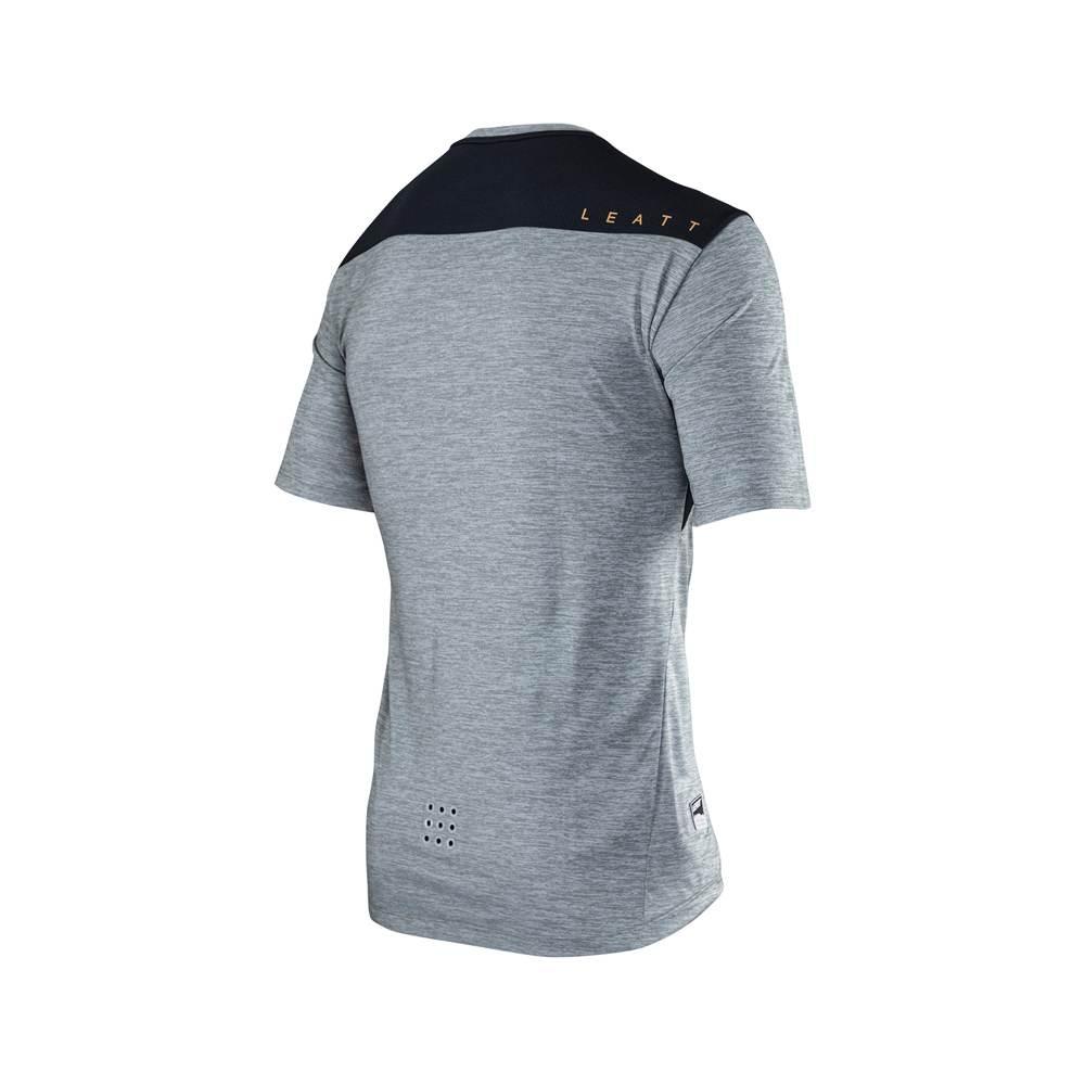 Leatt Koszulka Rowerowa Mtb Trail 1.0 Jersey Granite Kolor Szary Rozmiar M - zdjęcie 2