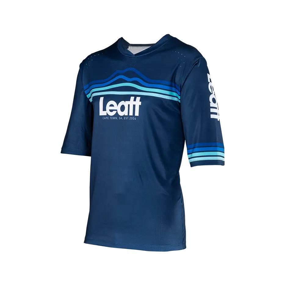 Leatt Koszulka Rowerowa Dziecięca Mtb Enduro 3.0 Junior Jersey Denim Kolor - zdjęcie 2
