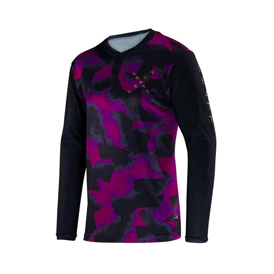 Leatt Koszulka Rowerowa Mtb Gravity 3.0 Jersey Purple Kolor Fioletowy/Czarn - zdjęcie 4