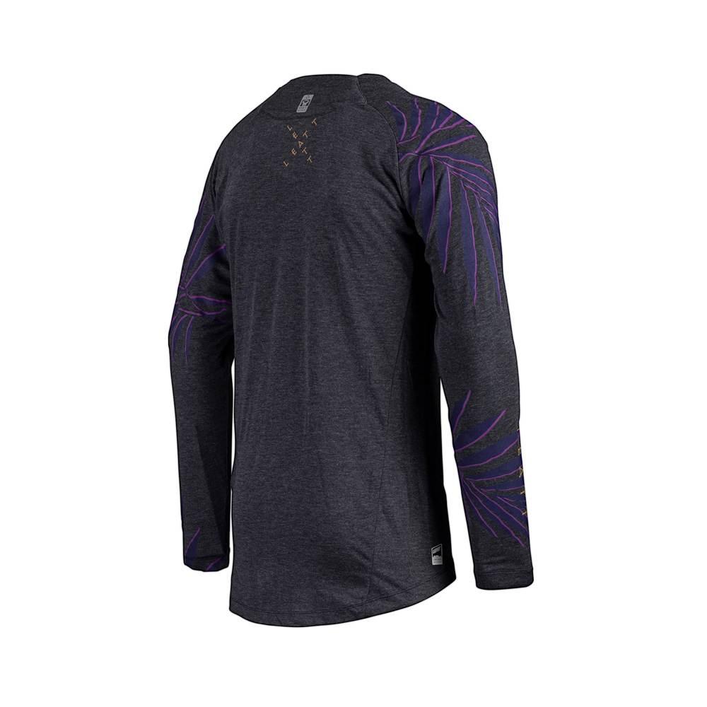 Leatt Koszulka Rowerowa Mtb Gravity 2.0 Jersey Palm Kolor Grafitowy Rozmiar - zdjęcie 2