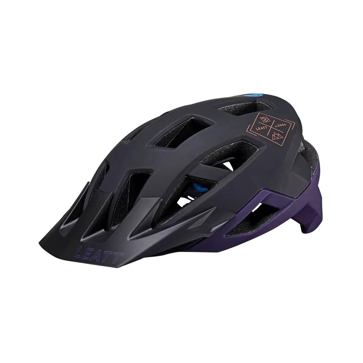 Leatt Kask Rowerowy Mtb Trail 2.0 V24 Velvet Kolor Fioletowy Rozmiar L 59-6 - zdjęcie 2