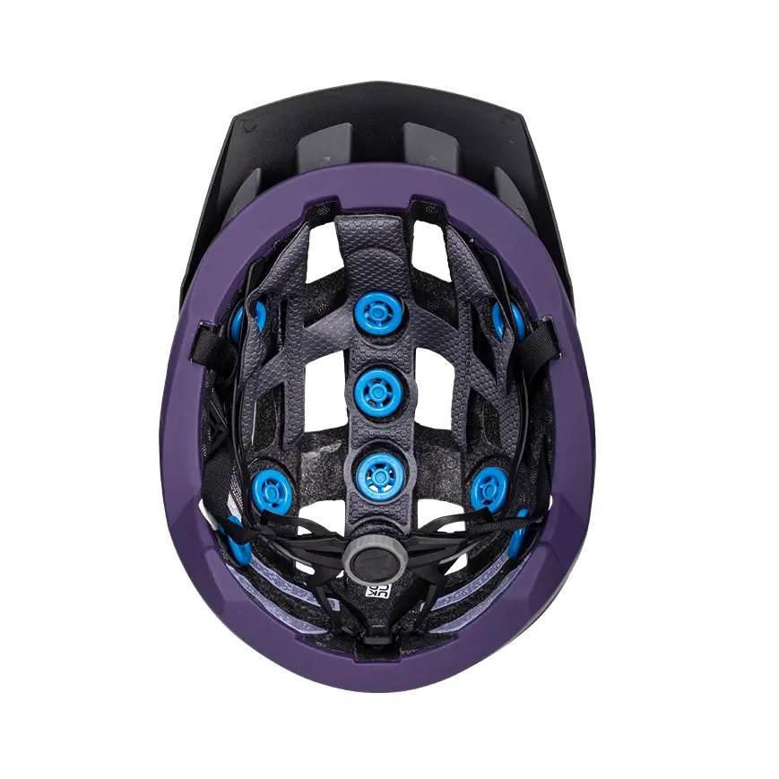 Leatt Kask Rowerowy Mtb Trail 2.0 V24 Velvet Kolor Fioletowy Rozmiar L 59-6 - zdjęcie 7