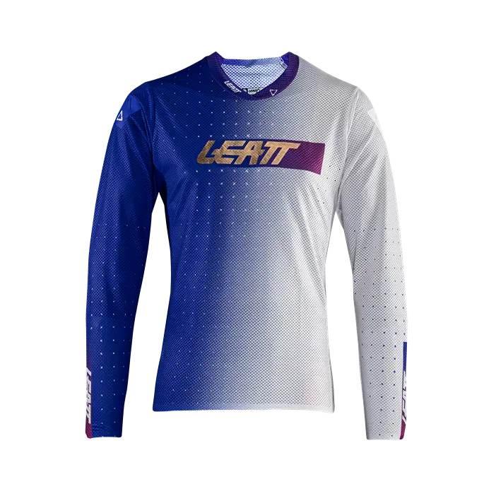 Leatt Koszulka Rowerowa Mtb Gravity 4.0 Jersey Ultrablue Kolor Niebieski/Bi - zdjęcie 3