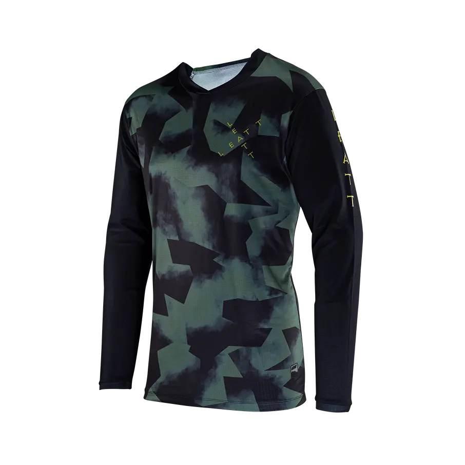 Leatt Koszulka Rowerowa Mtb Gravity 3.0 Jersey Spinach Kolor Zielony/Czarny - zdjęcie 2