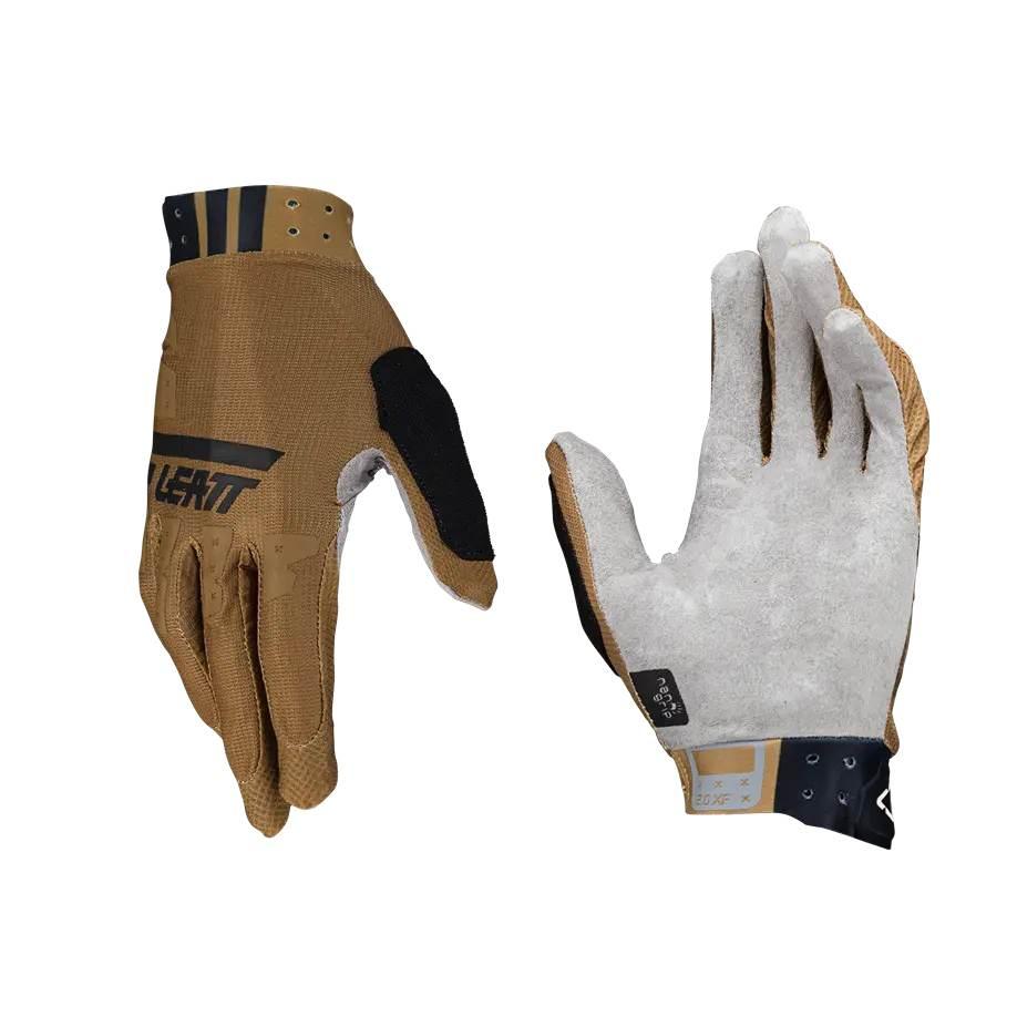 Leatt Rękawice Rowerowe Mtb 2.0 X-Flow Glove Peanut Kolor Brązowy Rozmiar S