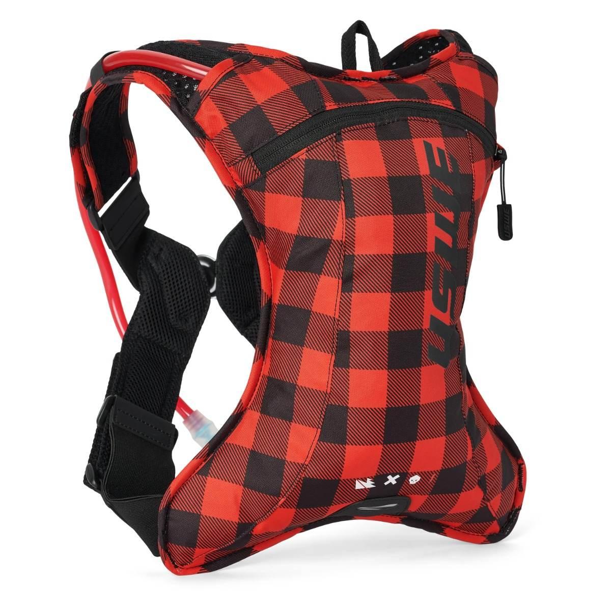 Uswe Camel Bag Outlander Xc 2 Flannel Kolor Czarno-Czerwony Moto/Rower Poje