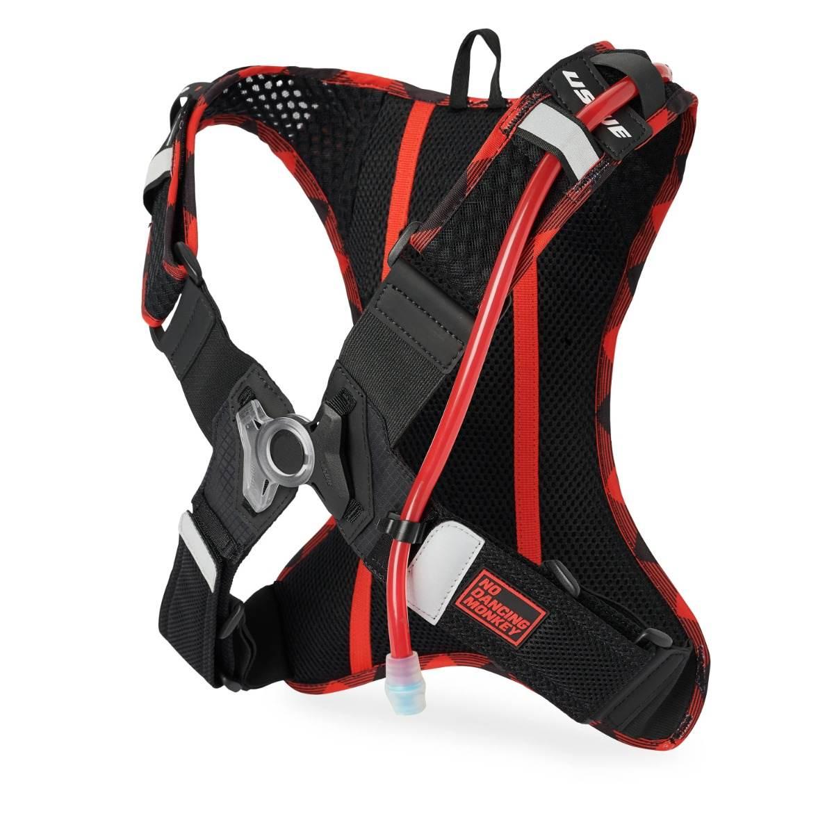 Uswe Camel Bag Outlander Xc 2 Flannel Kolor Czarno-Czerwony Moto/Rower Poje - zdjęcie 2