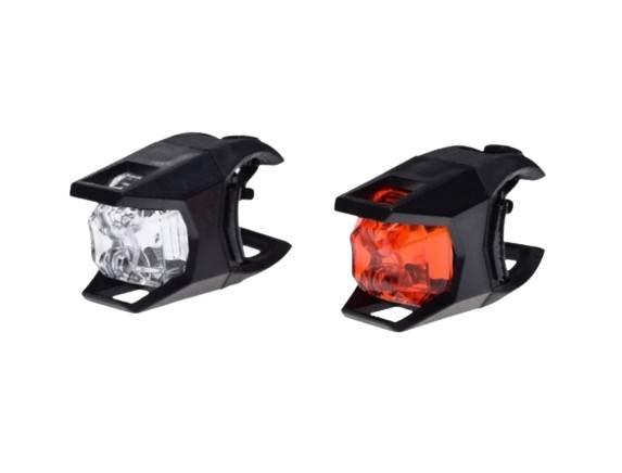 Lampa rowerowa przód tył led kpl2 szt silikon