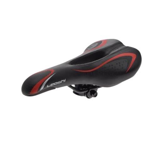 Siedzenie rowerowe mtb czarno/czerwone | AWR2083