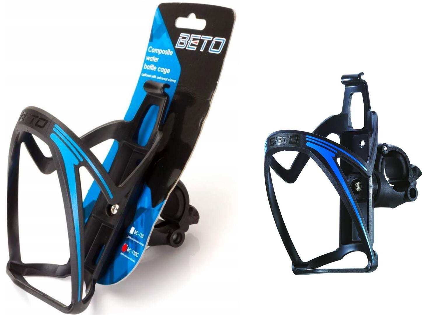 Koszyk Na Bidon Na Kierownice Beto Bc-110C Bk/Blue