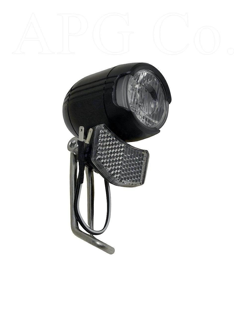 Lampa przód na dynamo XC-259A 1W E-Bike 30Lux
