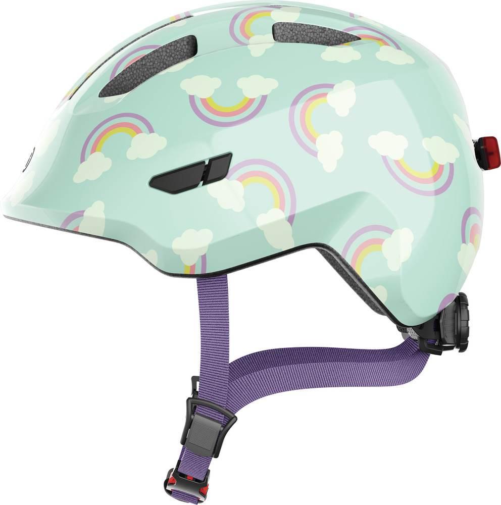 Kask ABUS SMILEY 3.0 LED blue rainbow | 4003318673016