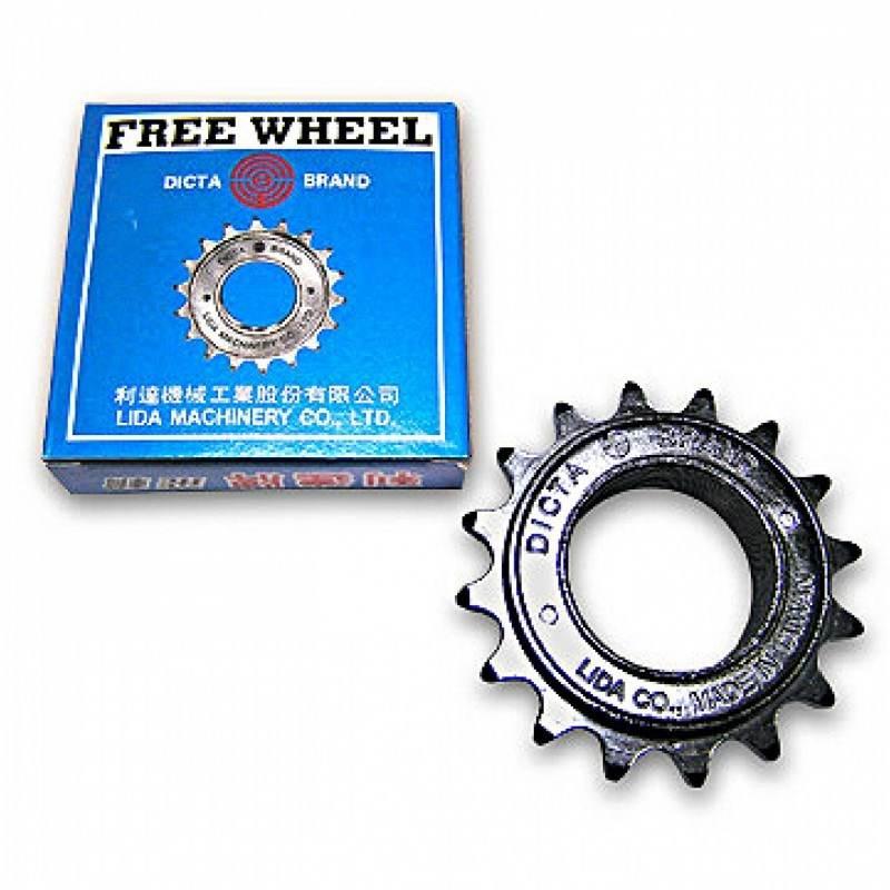 Wolnobieg 1rzBMX 16T chrom Dicta 1/2x1/8
