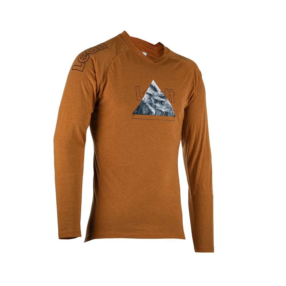 Leatt Koszulka Rowerowa Mtb Gravity 2.0 Jersey Suede Kolor Rdzawy Rozmiar L