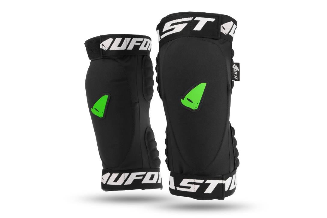 Ufo Nakolanniki Ochraniacze Kolan Rowerowe Mtb E-Bike Spartan Kolor Czarny