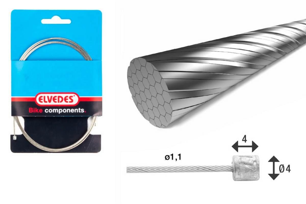 Elvedes Linka Przerzutki Nierdzewna Szlifowana Długość 2250Mm 1 Szt