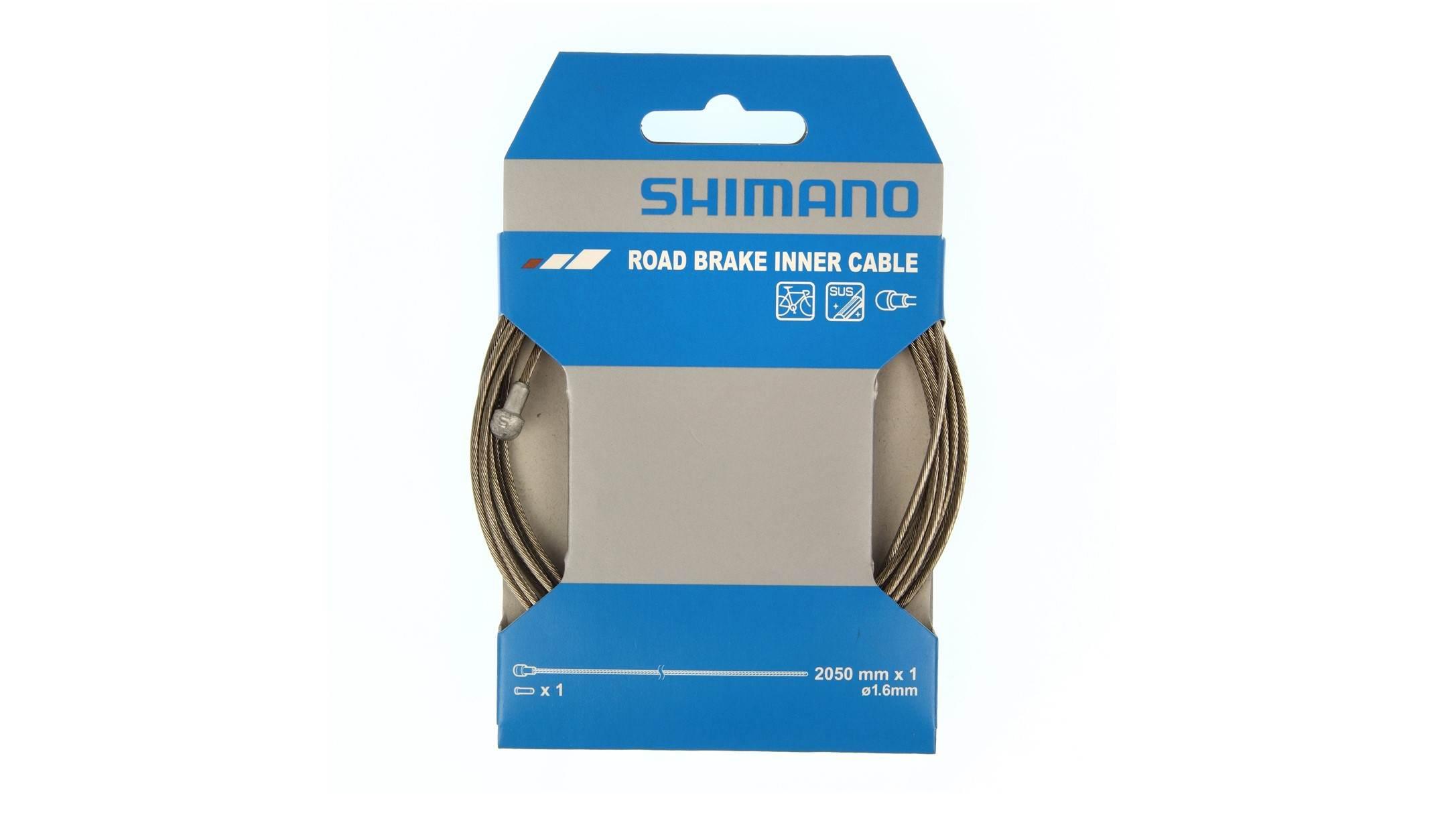 Linka hamulca szosa shimano nierdzewna 1,6x2050mm Y80098330
